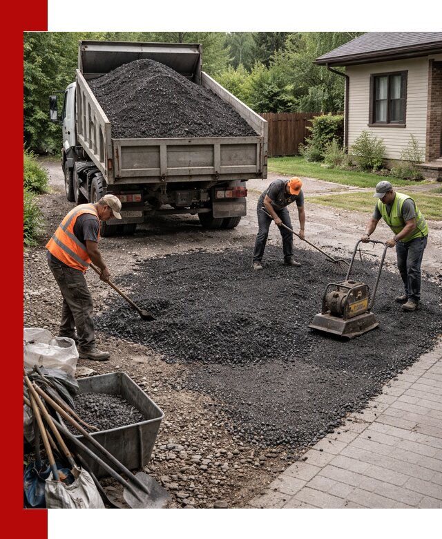 Асфальтовая крошка для двора с доставкой в Кирове
